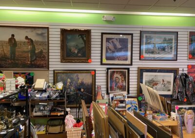 Art frames and vintage paintings at Cheetah-Lu, Chesterfield, MO