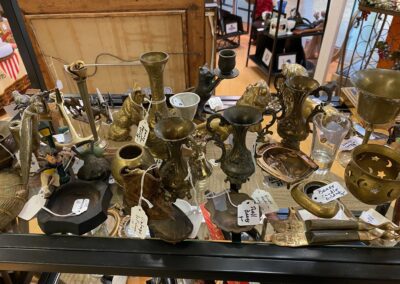 Vintage vases and collectibles at Cheetah-Lu, Chesterfield, MO